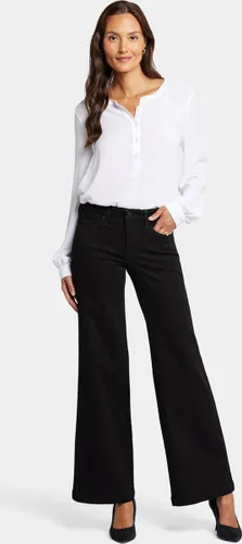 NYDJ Teresa Wide Leg Jeans Zwart Premium Denim (Tall) | Black