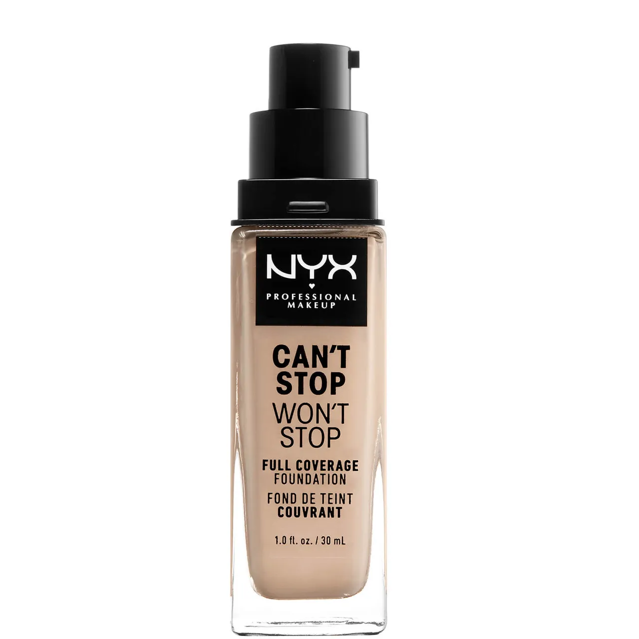 NYX Professional Makeup Can't Stop Won't Stop 24 Hour Foundation (Verschillende Tinten) - Alabaster