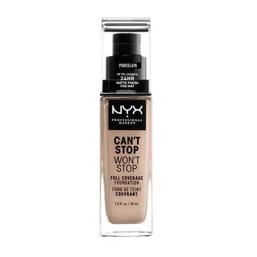 NYX Professional Makeup Can't Stop Won't Stop Full Coverage Foundation Porcelain 30 ml
