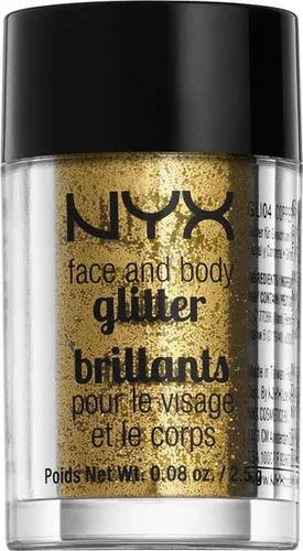 NYX Professional Makeup Face & Body Glitter - Gold - Glitter - 2,5 gr