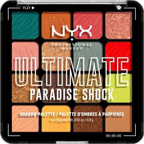NYX Professional Makeup Ultimate Shadow Palette - Tropic Shock - Oogschaduw Palet