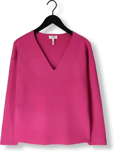 Object Objreynard V-neck Pullover E Aw Fair 23 Truien & vesten Dames - Sweater - Hoodie - Vest- Roze