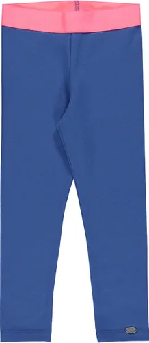 O'Chill - Legging - Bente - Blauw met fluo roze tailleband