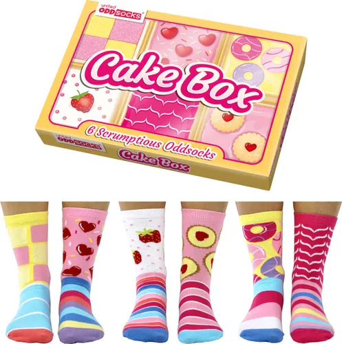 Oddsocks - Cake Box - Dames - Mismatched sokken