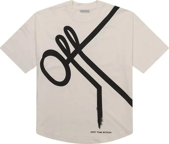 Off The Pitch Direction Oversized T-Shirt Grijs