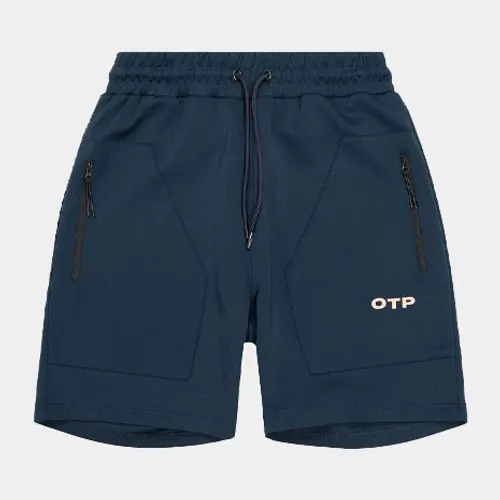 Off the Pitch Track Shorts Blauw