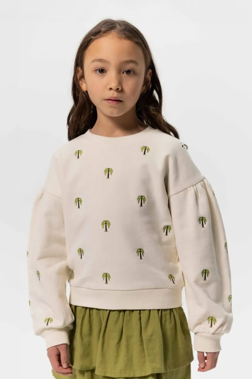 Off-white Sweater Met Palmboom Embroidery