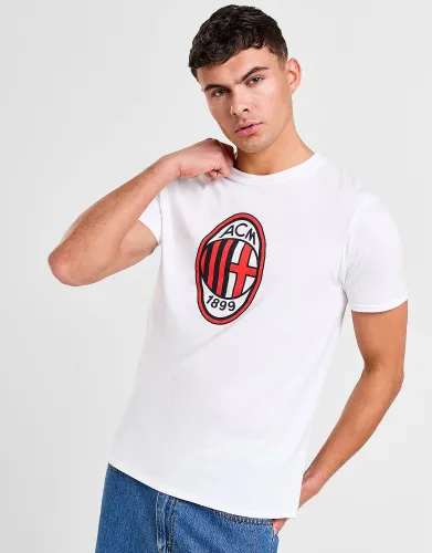 Official Team AC Milan Crest T-Shirt, White