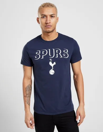 Official Team Tottenham Hotspur Badge T-Shirt Heren, Navy