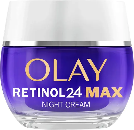 Olay Retinol 24 MAX Nachtcrème - Parfumvrij - Verzacht - Vernieuwt En Hydrateert - 50 ml