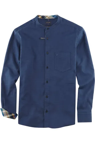 OLYMP Casual Modern Fit Overhemd blauw, Effen