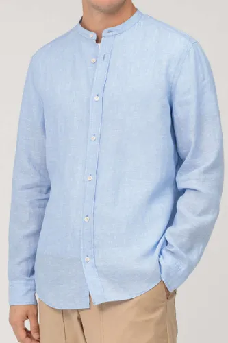 OLYMP Casual Regular Fit Overhemd blauw, Effen