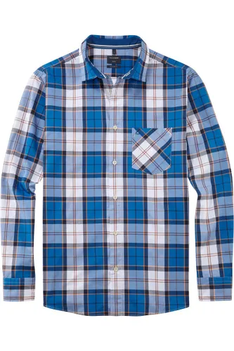 OLYMP Casual Regular Fit Overhemd blauw, Ruit