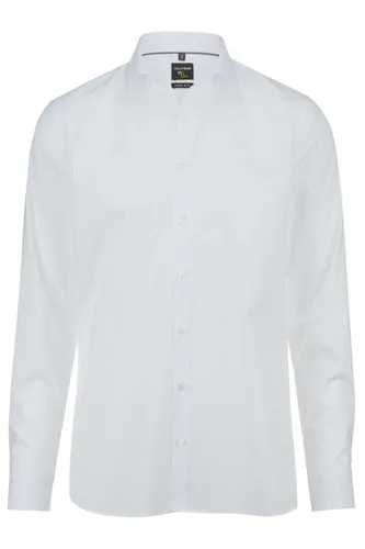 OLYMP No. Six Super Slim Overhemd wit, Effen