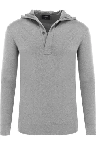 OLYMP SIGNATURE Soft Business Tailored Fit Sweatshirt zilvergrijs,