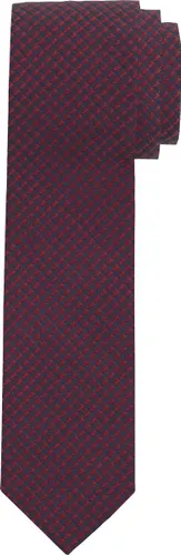 OLYMP smalle stropdas - rood dessin