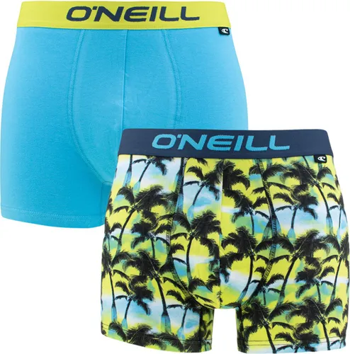 O'Neill 2P boxers palm trees & plain multi - L