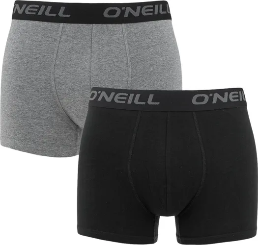 O'Neill 2P boxers plain zwart & grijs - S