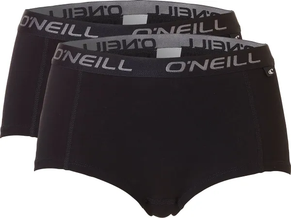 O'Neill Boxershort Dames 2-Pack Zwart