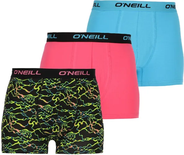 O'Neill - Heren Boxershorts 3-pack - cloudy neon
