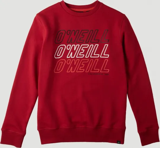 O'Neill Sweatshirts Boys All Year Crew Sweatshirt Haute Red 176 - Haute Red 70% Cotton, 30% Recycled Polyester