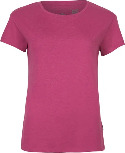 O'Neill T-Shirt Women Essentials t-shirt Fuchsia Red M - Fuchsia Red 60% Cotton, 40% Recycled Polyester Round Neck