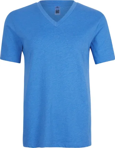 O'Neill T-Shirt Women ESSENTIALS V-NECK T-SHIRT Blauw L - Blauw 60% Cotton, 40% Recycled Polyester V-Neck
