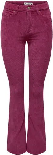 Only Broek Onlmary Global Mid Sweetf Cord Cc P 15304256 Red Violet Dames