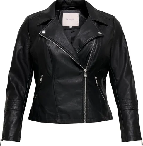 ONLY CARMAKOMA CAREMMY FAUX LEATHER BIKER NOOS Dames Jas