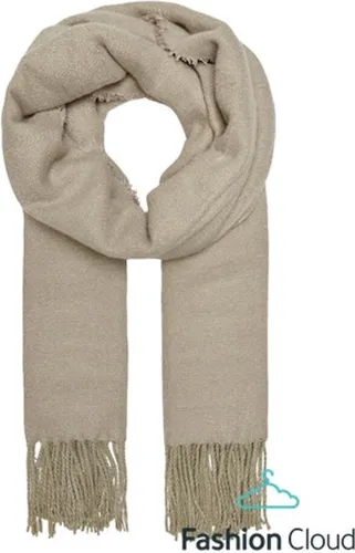 Only Denise Life Wool Lurex Scarf Pure Cashmere BEIGE 0