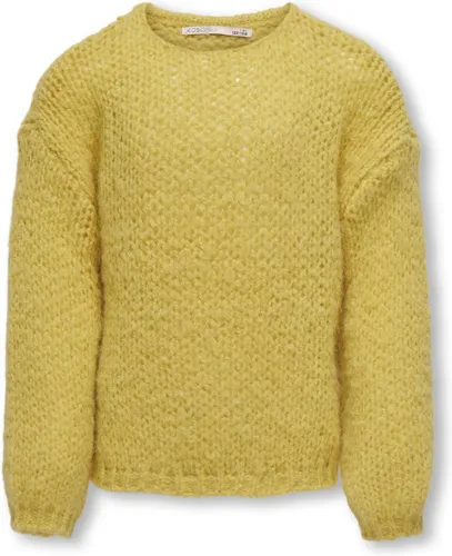 ONLY KOGNEWNORDIC LIFE LS O-NECK KNT Meisjes Trui - Misted Yellow