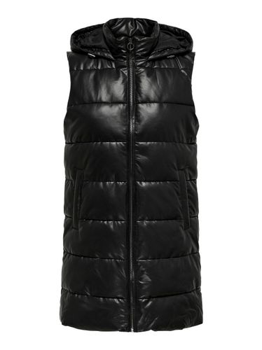 Only Onlanja faux leather waistcoat cc o
