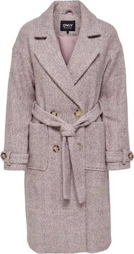 Only ONLNELLIE WOOL COAT - Pumice Stone White