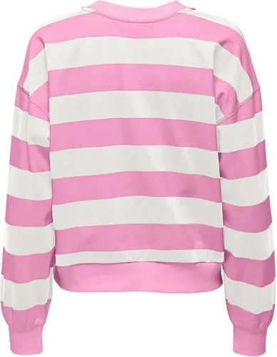 Only Onlserena L/s Stripe O-Neck Sweater Begonia Pink ROSE XS