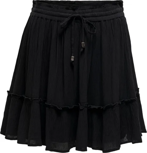 Only Rok Onlibiza Life Short Skirt Wvn Noos 15219931 Black Dames