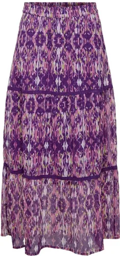 Only Rok Onlviva Life Maxi Skirt Ptm 15314981 Purple Magic/ethnic Reb Dames