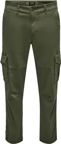 Only & Sons Broek Onsdean Life Tap Cargo 0032 Pant No 22025431 Olive Night Mannen