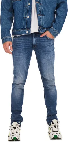 Only & Sons Heren Jeans ONSLOOM SLIM 3292 slim Fit Blauw 33W / 34L Volwassenen