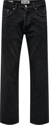 ONLY & SONS ONSEDGE STRAIGHT BLACK 6985 TAI DNM NOOS Heren Jeans
