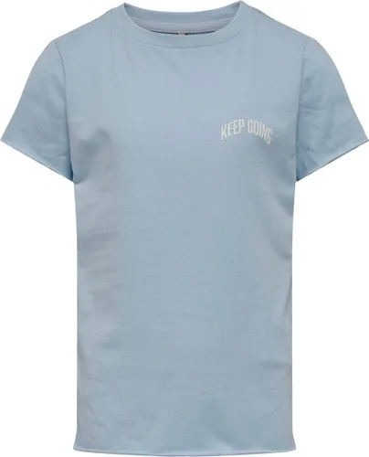 Only t-shirt meisjes - blauw - KOGlacie