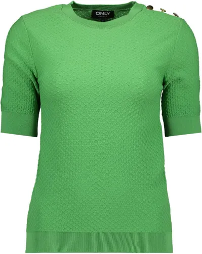 Only T-shirt Onlsally Ss Structure O-neck Knt 15301499 Peppermint Dames