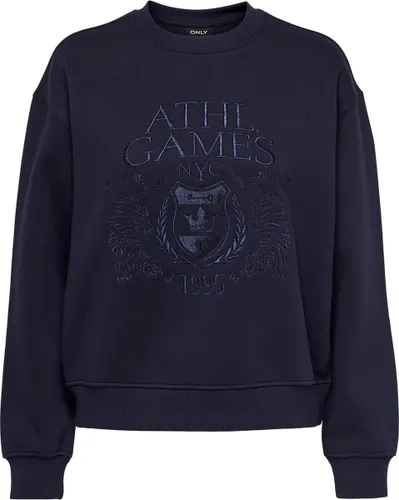 Only Trui Onlmoon L/s O-neck Swt 15273747 Night Sky/games Dames