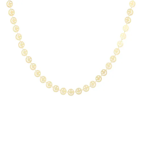 OOZOO Jewellery - goudkleurige ketting met smileys - SN-2010