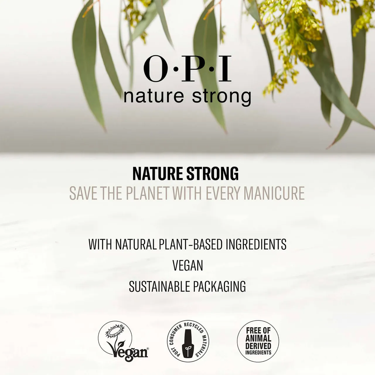 OPI Nature Strong Natuurlijke Vegan Nagellak 15ml (Diverse tinten) - Dawn of a New Gray