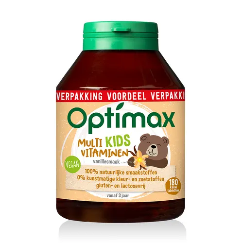 Optimax Multivitamine Kids Vanille Kauwtabletten