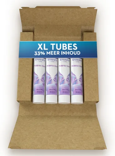 Oral-B 3D White Luxe Perfection - Voordeelverpakking 4 x 75 ml -Tandpasta verpakt in gerecycleerd karton