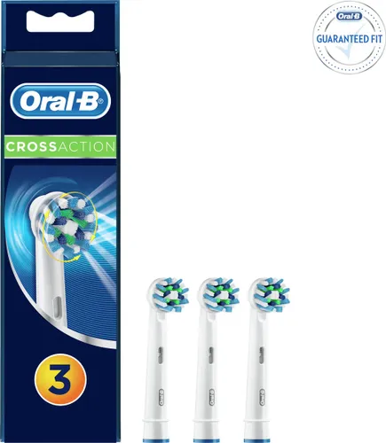Oral-B Cross Action EB50 - 3 stuks voordeelverpakking - opzetborstels