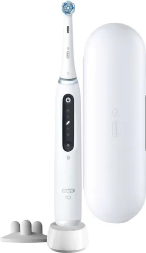 Oral-B iO 5S White - Elektrische Tandenborstel - Micro-Vibrerende Borstelharen - A.I.-Poetsherkenning