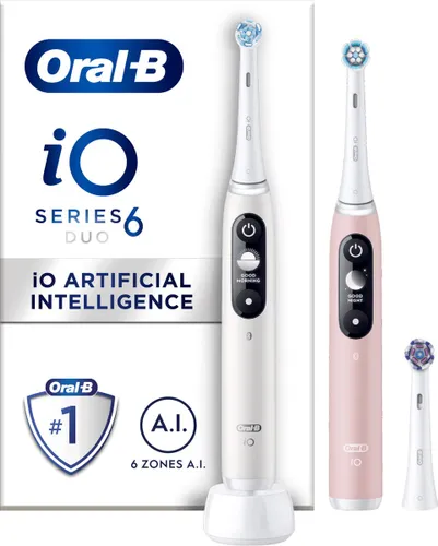 Oral-B iO 6 - Elektrische Tandenborstels - Wit en Roze