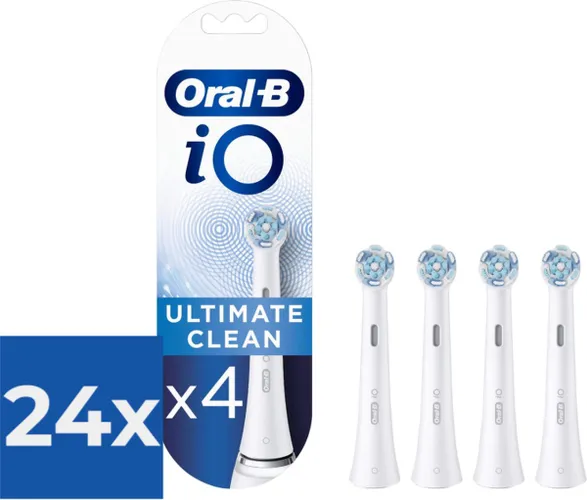 Oral-B iO Ultimate Clean - Opzetborstels - 4 Stuks - Voordeelverpakking 24 stuks